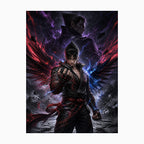 Jin Kazama and Kazuya Mishima Tekken 8 wall art preview