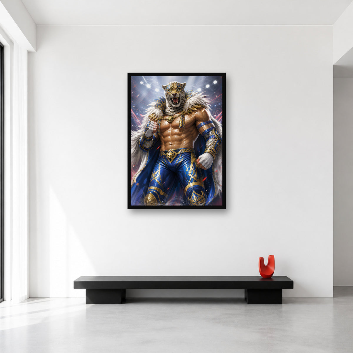 King Tekken 8 wall art, Large A1 23.4 x 33.1 in size reference