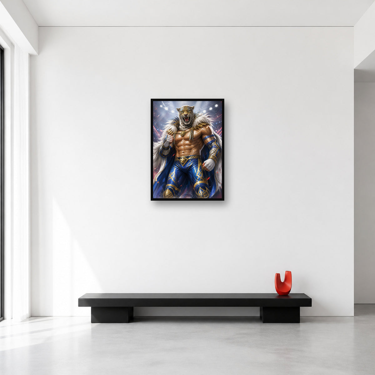 King Tekken 8 wall art, Medium A2 16.5 x 23.4 in size reference