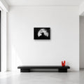 Batman Moon Silhouette Black and White Wall Art in Small (A3) size reference