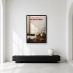 Chai Pehle Baqi Baad Mein Wall Art framed in a bright gallery