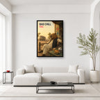 Bas Chill Hai Pakistani Capybara Wall Art framed in a category-appropriate room