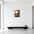 Bas Chill Hai Pakistani Capybara Wall Art Small A3 size reference in a minimal room