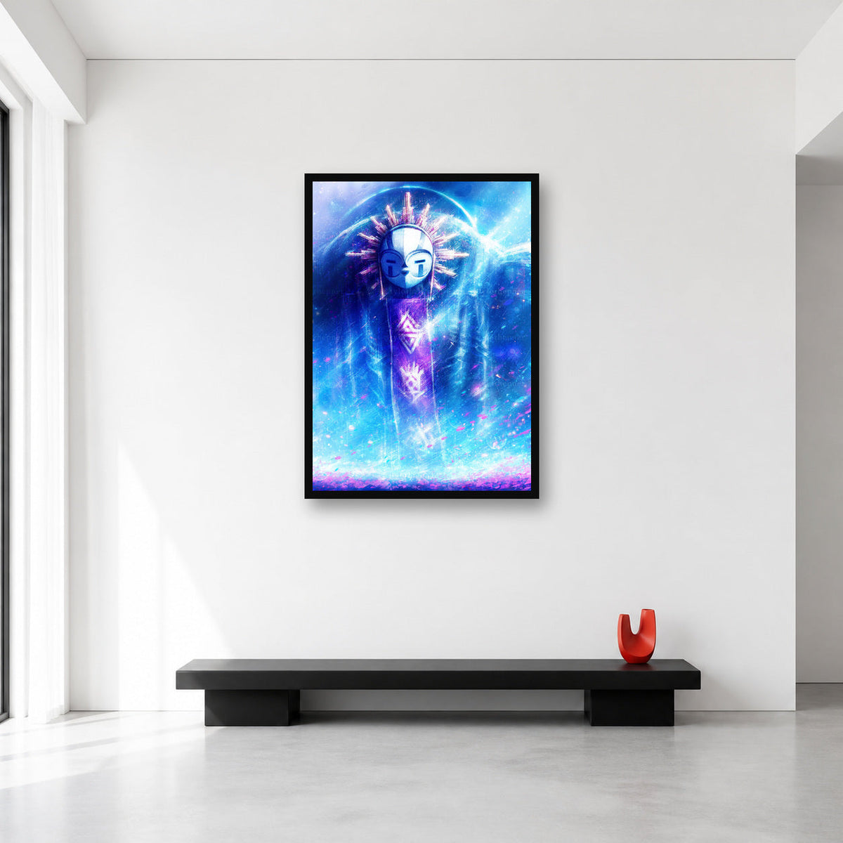 Esquie Cosmic Portrait wall art, Large A1 23.4 x 33.1 in size reference