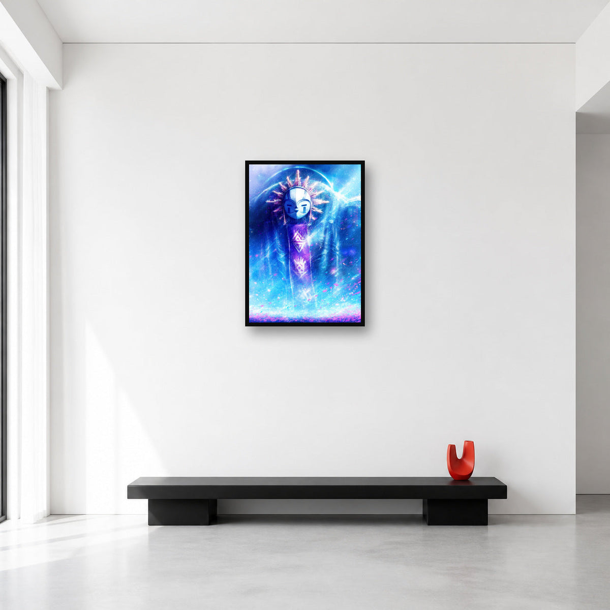 Esquie Cosmic Portrait wall art, Medium A2 16.5 x 23.4 in size reference