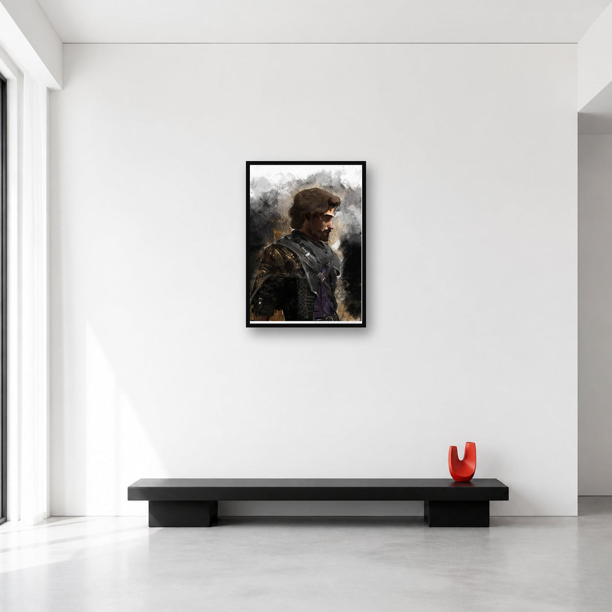 Gustave wall art, Medium A2 16.5 x 23.4 in size reference