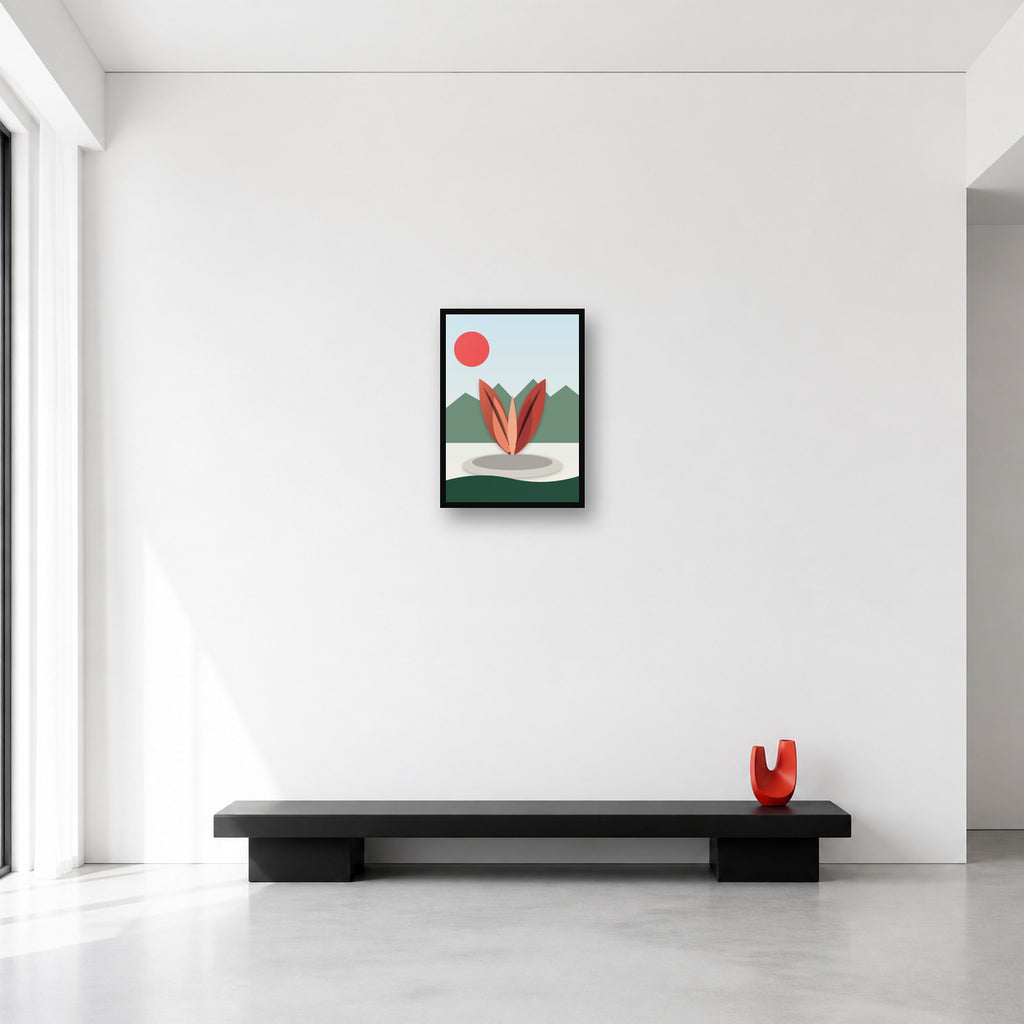 Pakistan Monument Islamabad wall art in Small A3 size reference