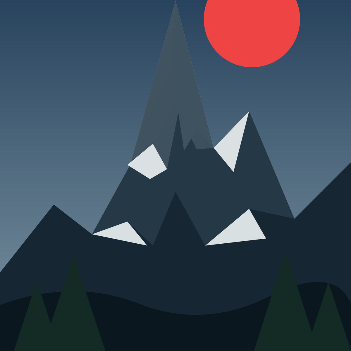 K2 mountain Pakistan wall art preview