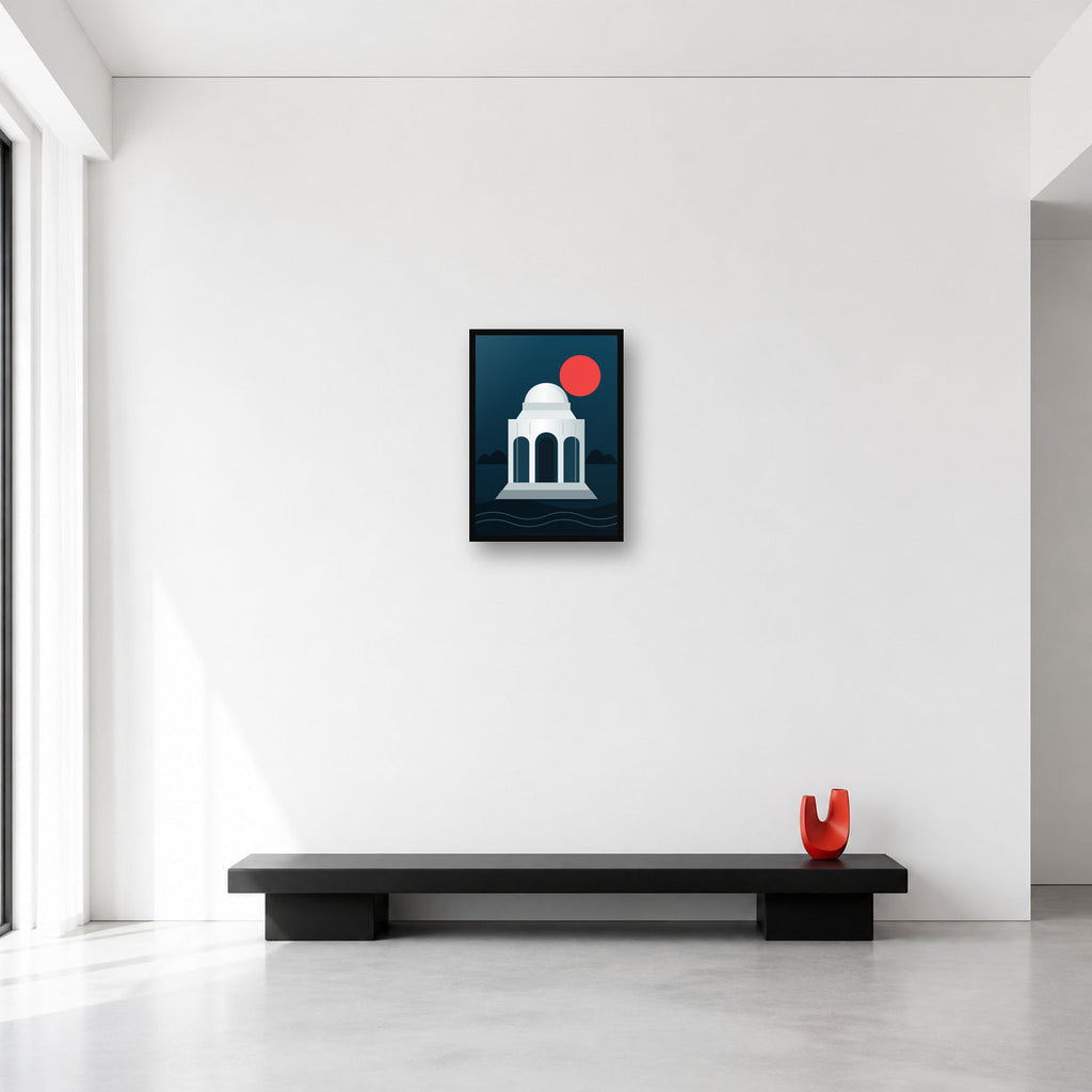 Karachi Mazar-e-Quaid wall art in Small A3 size reference