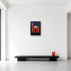 Badshahi Mosque Lahore wall art in Small A3 size reference
