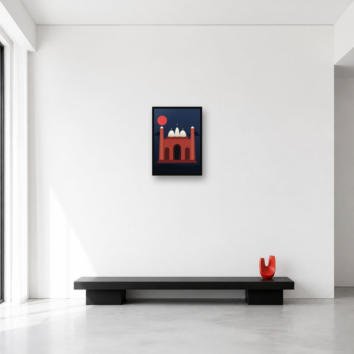 Badshahi Mosque Lahore wall art in Small A3 size reference