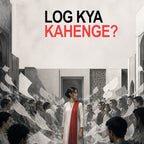 Log Kya Kahenge Pakistani Quote Wall Art edge-to-edge artwork preview