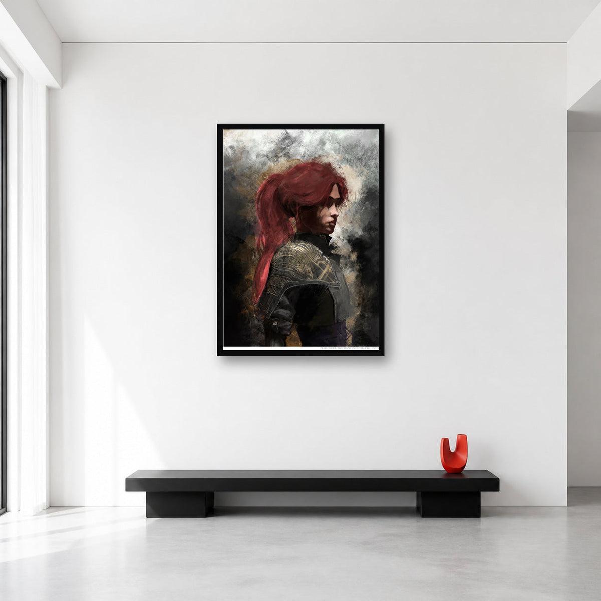 Maelle wall art, Large A1 23.4 x 33.1 in size reference