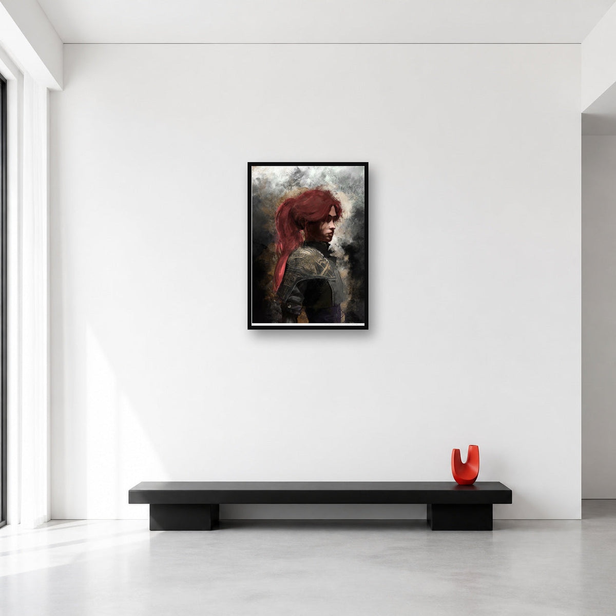 Maelle wall art, Medium A2 16.5 x 23.4 in size reference