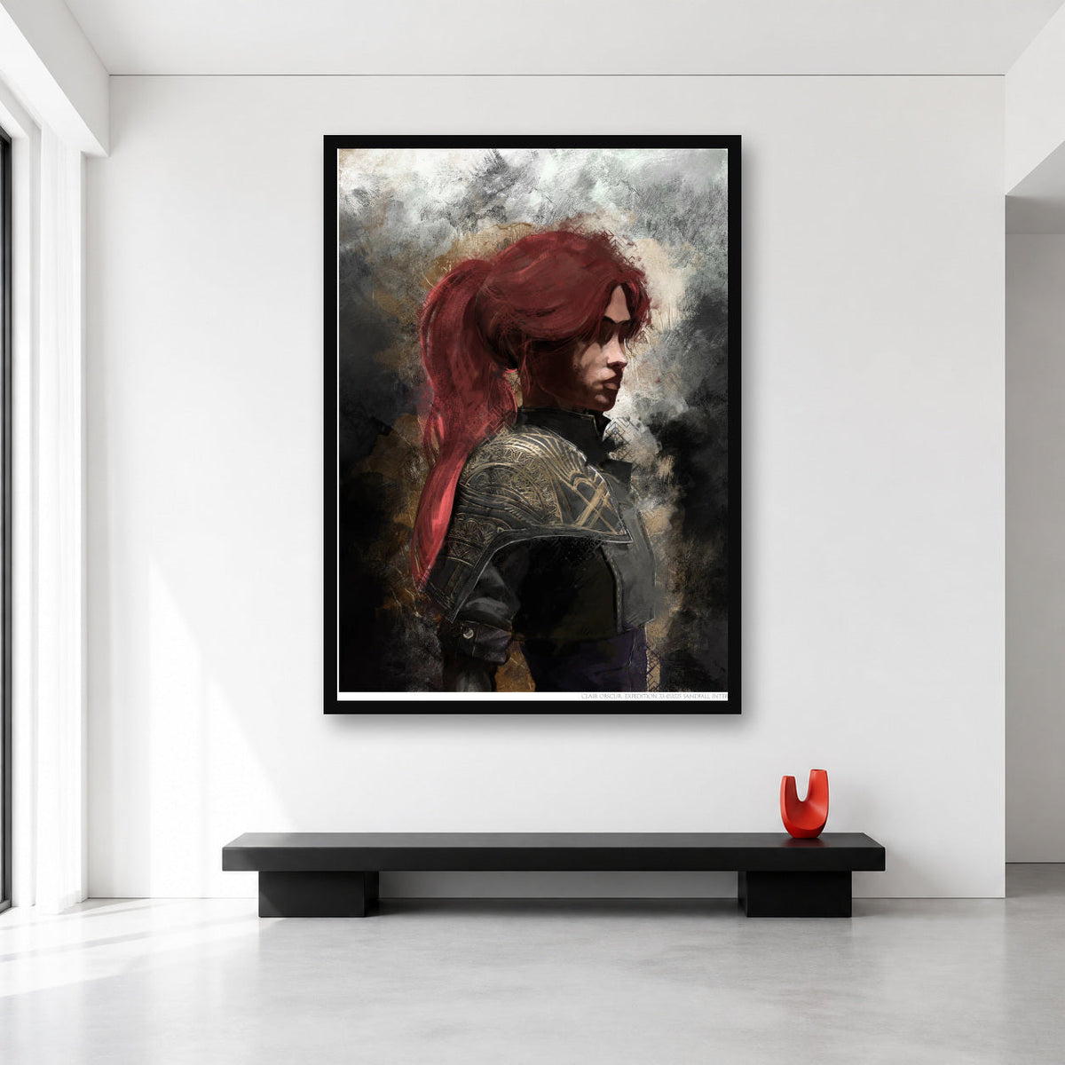 Maelle wall art, XL A0 33.1 x 46.8 in size reference