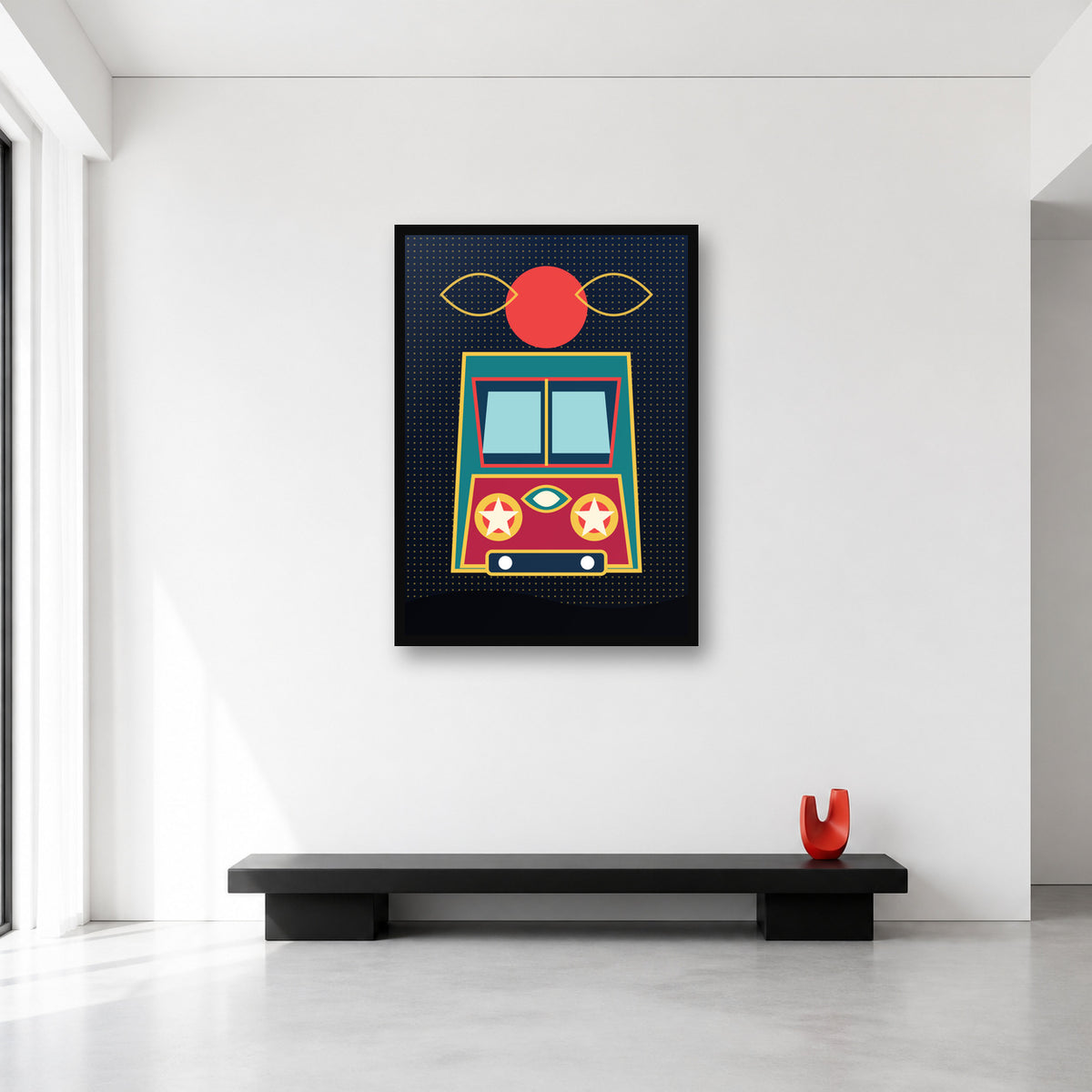 Pakistani truck art wall art in Large A1 size reference
