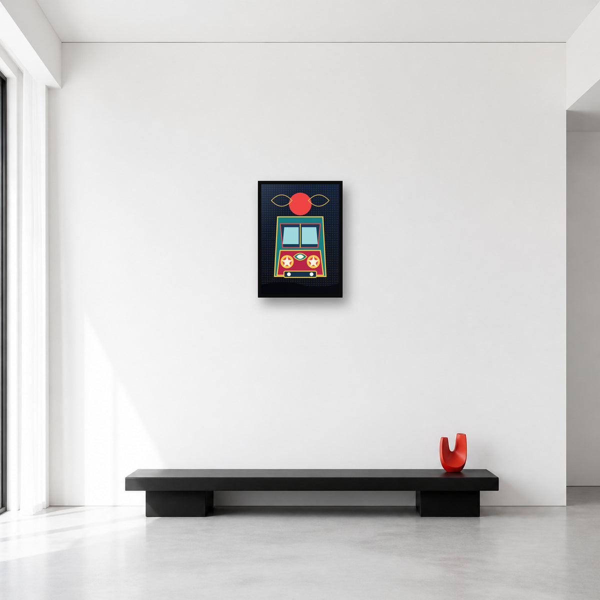 Pakistani truck art wall art in Small A3 size reference