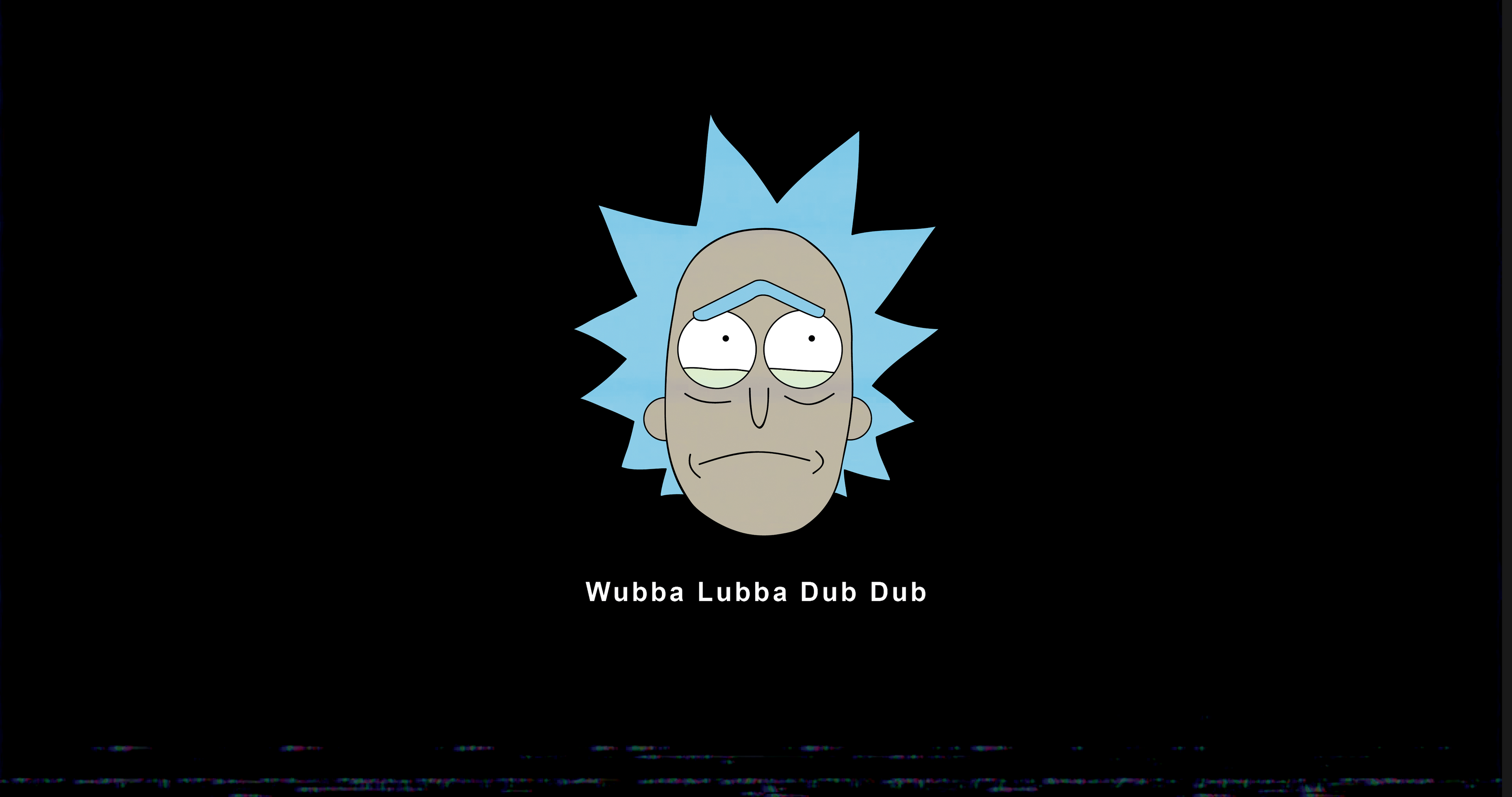 Wubba Lubba Dub Dub Rick and Morty Wall Art full artwork preview