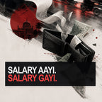 Salary Aayi Salary Gayi Pakistani Meme Wall Art edge-to-edge artwork preview