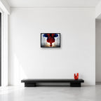 Spider-Man Upside Down Bridge Wall Art in Small (A3) size reference