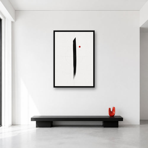 Alif Urdu Calligraphy Minimal Wall Art