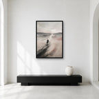Sufi traveller desert wall art shown in a contemplative gallery