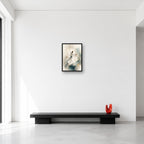 Whirling Dervish Blue Watercolor Wall Art in Small (A3) size reference