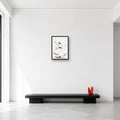 Whirling Dervish Minimal Ink Wall Art in Small (A3) size reference