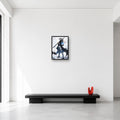 Trafalgar Law One Piece wall art shown in Small A3 size